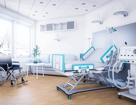 hospital patient room