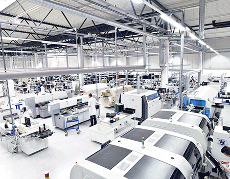 industrial manufacturing plant