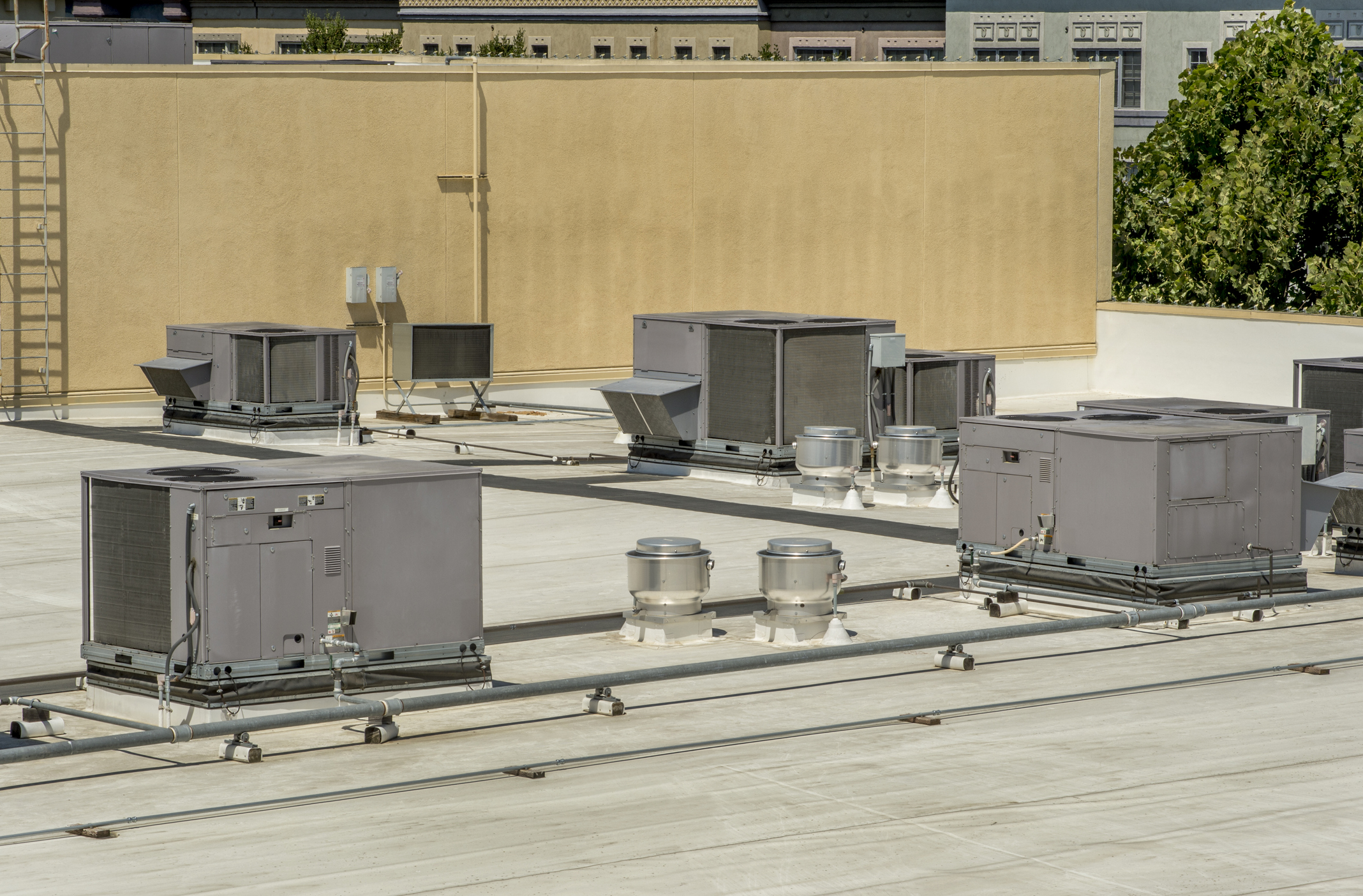 HVAC systems in open office